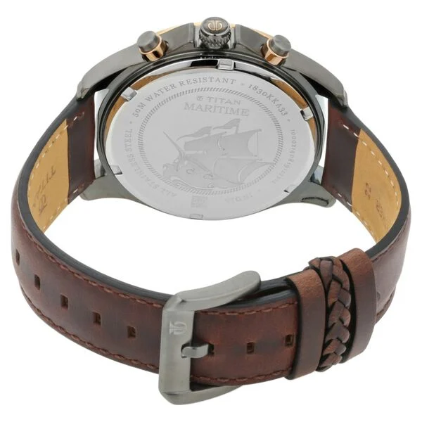 titan men's maritime pro lateen chronograph watch