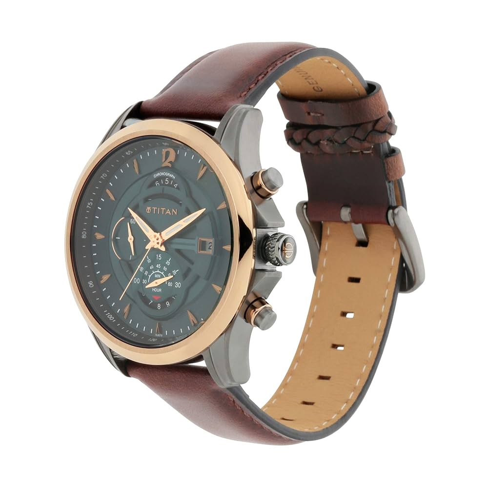 titan men's maritime pro lateen chronograph watch